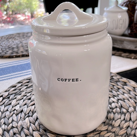 Rae Dunn Other - Rae Dunn Canister Large Jar COFFEE. HTF Typewriter Font! Retired 2018-2019